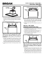 Предварительный просмотр 7 страницы Broan BWS1304BLS Instructions Manual