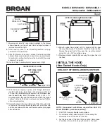 Предварительный просмотр 8 страницы Broan BWS1304BLS Instructions Manual