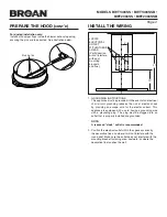 Предварительный просмотр 4 страницы Broan BWT1 Series Installation Manual