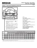 Предварительный просмотр 5 страницы Broan BWT1 Series Installation Manual