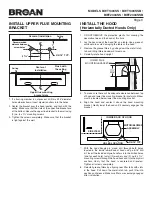 Предварительный просмотр 6 страницы Broan BWT1 Series Installation Manual