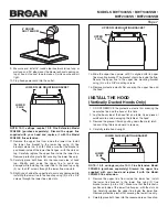 Предварительный просмотр 7 страницы Broan BWT1 Series Installation Manual