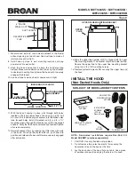 Предварительный просмотр 8 страницы Broan BWT1 Series Installation Manual