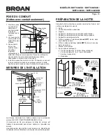 Предварительный просмотр 15 страницы Broan BWT1 Series Installation Manual