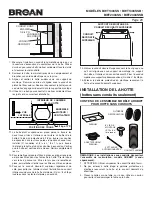 Предварительный просмотр 20 страницы Broan BWT1304SS Manual