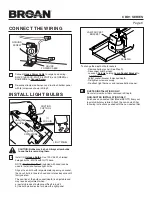 Предварительный просмотр 6 страницы Broan CBD1 Series Instructions Manual