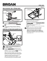 Предварительный просмотр 14 страницы Broan CBD1 Series Instructions Manual