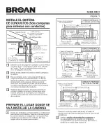 Preview for 11 page of Broan CBX1 SERIES Instruciton Manual