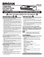 Предварительный просмотр 9 страницы Broan CJD3 Series Instruction Manual