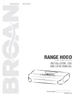 Broan CLDA1 Series Installation Use And Care Manual предпросмотр