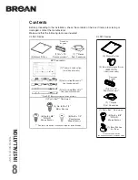 Предварительный просмотр 8 страницы Broan CLDA1 Series Installation Use And Care Manual