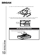 Предварительный просмотр 10 страницы Broan CLDA1 Series Installation Use And Care Manual