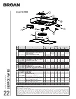 Предварительный просмотр 22 страницы Broan CLDA1 Series Installation Use And Care Manual