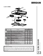 Предварительный просмотр 23 страницы Broan CLDA1 Series Installation Use And Care Manual