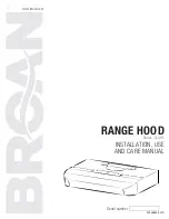 Broan CLDH1 Series Installation Use And Care Manual предпросмотр