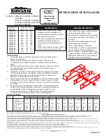 Предварительный просмотр 2 страницы Broan CR92490 Installation Instructions