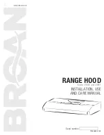 Broan CRDE1 Series Installation Use And Care Manual предпросмотр