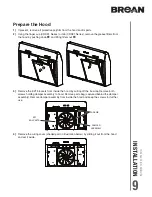 Предварительный просмотр 9 страницы Broan CRDE1 Series Installation Use And Care Manual