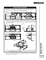 Предварительный просмотр 11 страницы Broan CRDE1 Series Installation Use And Care Manual