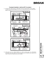 Предварительный просмотр 17 страницы Broan CRDE1 Series Installation Use And Care Manual