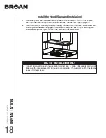 Предварительный просмотр 18 страницы Broan CRDE1 Series Installation Use And Care Manual