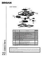 Предварительный просмотр 22 страницы Broan CRDE1 Series Installation Use And Care Manual