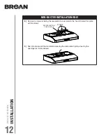 Предварительный просмотр 12 страницы Broan CRDN1 SERIES Installation Use And Care Manual