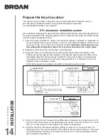 Предварительный просмотр 14 страницы Broan CRDN1 SERIES Installation Use And Care Manual