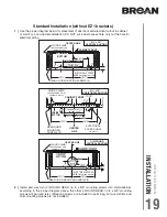 Предварительный просмотр 19 страницы Broan CRDN1 SERIES Installation Use And Care Manual