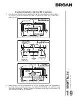 Предварительный просмотр 19 страницы Broan CRDN130BL Installation Use And Care Manual