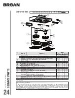 Предварительный просмотр 24 страницы Broan CRDN130BL Installation Use And Care Manual