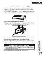 Предварительный просмотр 42 страницы Broan CRDN130BL Installation Use And Care Manual