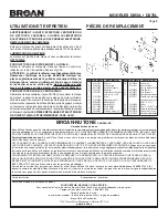 Preview for 8 page of Broan DX50L Instructions Manual