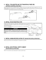 Предварительный просмотр 10 страницы Broan E60E30SS Installation Instructions Manual