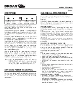 Preview for 2 page of Broan EIT1366SS Instructions Manual