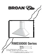 Broan Elite RME50000 Series Manual предпросмотр