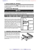 Preview for 5 page of Broan ELITE RMIP33 Installation Instructions Manual