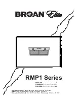 Предварительный просмотр 1 страницы Broan Elite RMP1 Series Instruction Manual