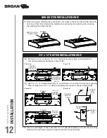 Предварительный просмотр 12 страницы Broan EQLD1 Series Installation Use And Care Manual