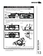 Предварительный просмотр 13 страницы Broan EQLD1 Series Installation Use And Care Manual