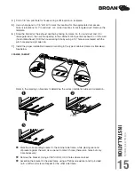 Предварительный просмотр 15 страницы Broan EQLD1 Series Installation Use And Care Manual