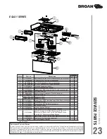 Предварительный просмотр 23 страницы Broan EQLD1 Series Installation Use And Care Manual