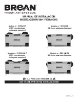 Preview for 27 page of Broan ERV90HC Series Installation Instructions Manual