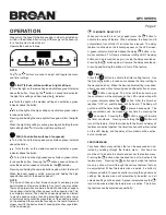 Предварительный просмотр 2 страницы Broan EVOLUTION 3 Instruction Manual