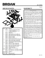 Предварительный просмотр 9 страницы Broan EVOLUTION 3 Instruction Manual