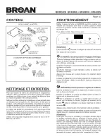 Предварительный просмотр 10 страницы Broan Evolution 4 QP430SS Instructions Manual