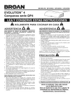 Предварительный просмотр 17 страницы Broan Evolution 4 QP430SS Instructions Manual