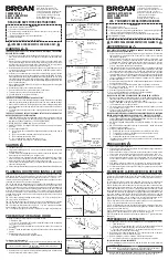 Broan F4030BLS Installation Manual предпросмотр