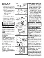 Предварительный просмотр 5 страницы Broan F403601 Instructions Manual