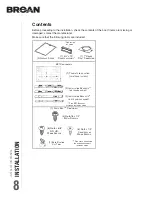 Предварительный просмотр 8 страницы Broan Glacier BCSD Series Installation Use And Care Manual